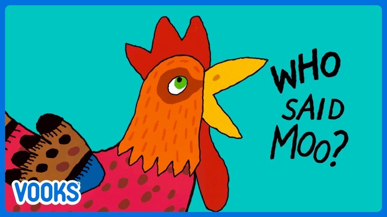 Who Said Moo? | Animated Read Aloud Kids Book | Vooks Narrated Storybooks img